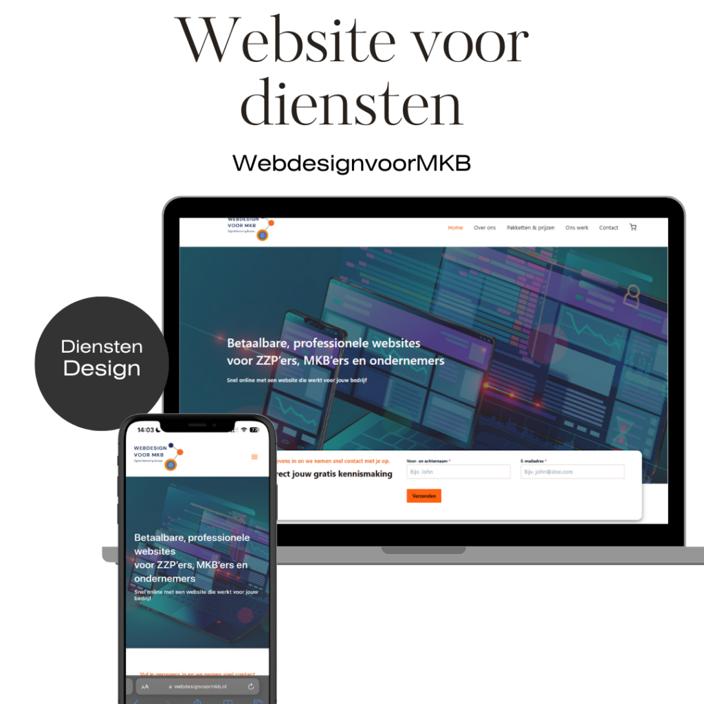 Modern Neutral Website Launch Phone Tablet Mockup Instagram Post (1) Professionele website laten maken